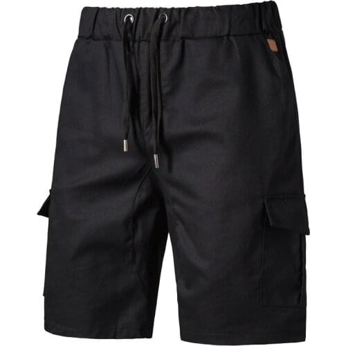 Mens 2021 Summer Shorts Fast-drying Beach Trousers Casual Sports Fitness Solid Plus Size Short Pants Droshipping