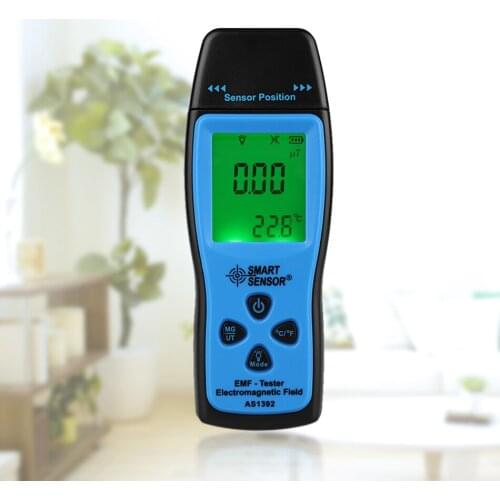 Handheld Digital Radiation Dosimeter Mini EMF Tester LCD Electromagnetic Field Radiation Detector Dosimeter Tester Meter Counter