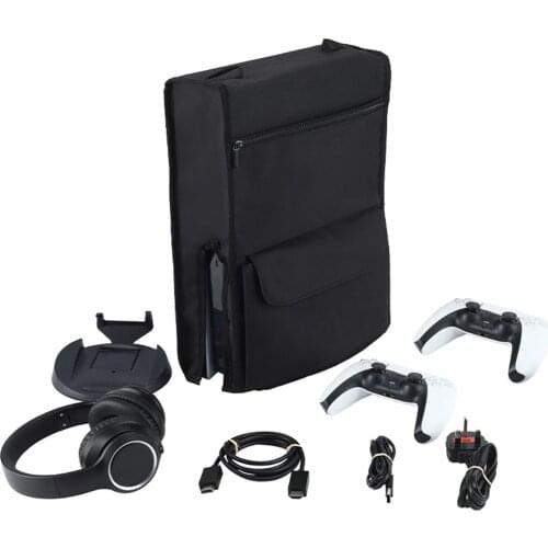 DustProof Cover For PS5 Console Case Dust Proof Cover Sleeve Polyester Waterproof Cover Sleeve For PlayStation 5 Game Accessory