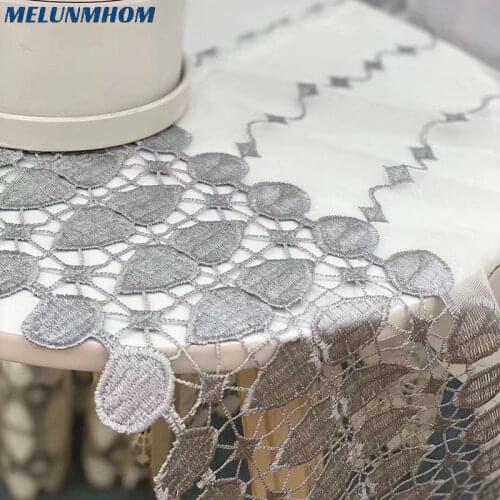 Sale Real Cortinas Dormitorio Gray Embroidery Diamond Stripetulle For Living Room Lace Loving Bottom Sheer Bedroom Drapes