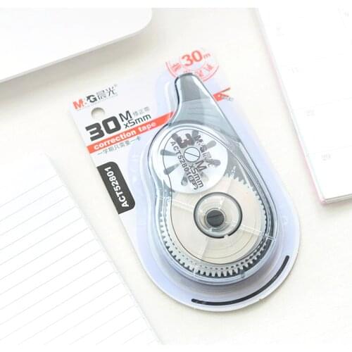 5pcs/lot Practical Correction Tape Roller 30m Long White Sticker Study Office Stationery Tool ACT52801