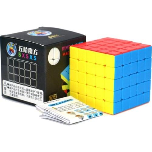 Shengshou 5x5 CUBE GEM 5x5x5 Magic Cube 5Layers Speed Cube Professional Puzzle Toys For Children Kids Gift Toy