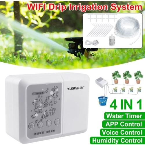 10M/33ft Garden Plant Self Watering WIFI Auto Drip Irrigation System Voice APP