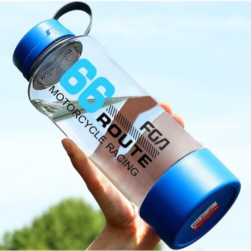 High Quality 600/1000/1500ml Sports Fitness Water Bottles with storage place Plastic Travel Bottle Kids Students School Bottle