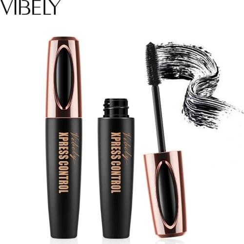 Black Mascara Eyelashes Mascara 4D Silky Eyelashes Lengthening Eyelashes Makeup Waterproof Mascara Volume Eye Cosmetics