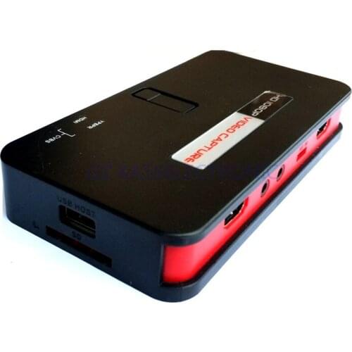 2017 new video capture hdmi Record 1080P HD video into USB disk or SD Card directly,no PC enquired. Free shipping