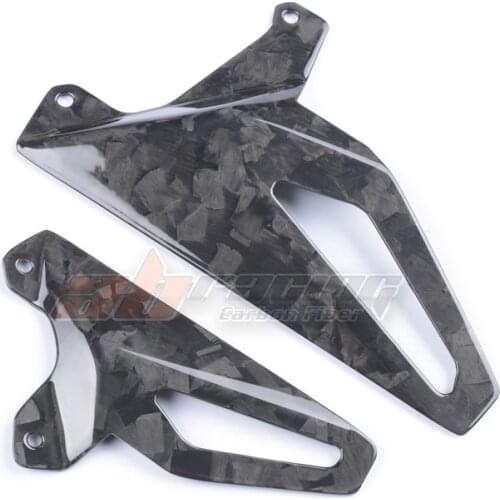 Heel Plate Guard Cover For Ducati V4 V4S Streetfight V4 Full Carbon Fiber Forged 100