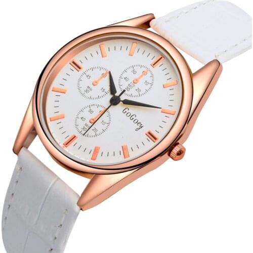 Reloj Mujer 2020 New Hot Sell GOGOEY Brand Luxury Watch Women Dress Wristwatches Women Fashion and Casual Leather Quartz Watches