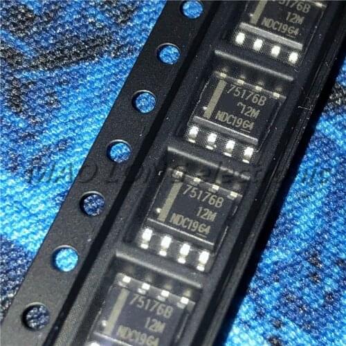 10PCS/LOT SN75176BDR SOP8 SN75176B SOP SN75176 SOP-8 75176B SMD new and original IC In Stock
