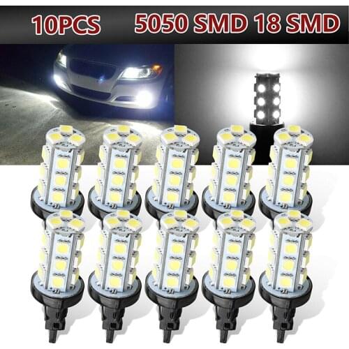 10x White 3157 5050 Led Bulbs Reverse Light 921 912 5050 SMD Car External Backup Rear Lamp 12V 6000K White Auto