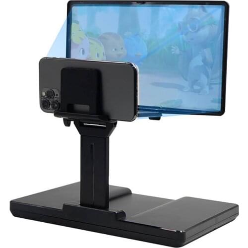 12 Inch Smart Phone Screen Magnifier For IPhone Android 3D Anti-Blue Light Ultra-Clear Projector Supports All Smartphone