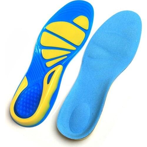 200pairs Silicon Gel Insoles Foot Care for Plantar Fasciitis Heel Spur Running Sport Shoe Pad Insoles Arch Orthopedic