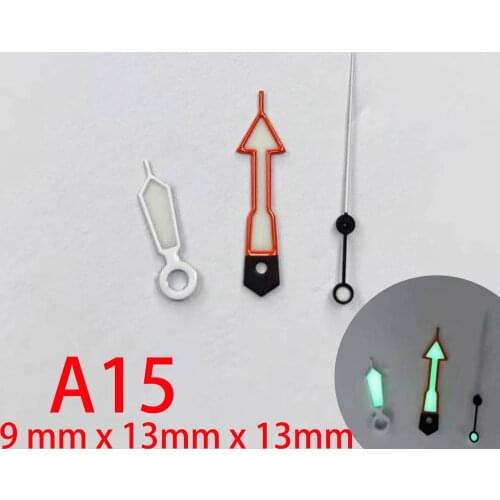 A15 suitable for NH35 watch pointers, watch accessories hand green/blue super luminous watch custom accessories NH36