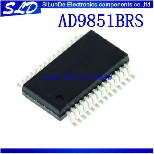 Free Shipping 2pcs/lot AD9851BRSZ AD9851BRS AD9851 SSOP-28