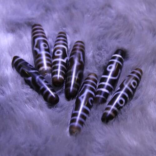 2pcs/lot Brown Tibetan Mystical Stone Dzi Spherical Beads Tibetan Loose Charms Dzi Beads Loose Gems Stone Tibetan Gate Beads