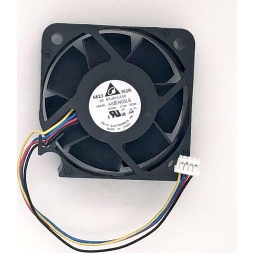 For Delta ASB0405LB DC 5V 0.12A 40x40x15mm 4CM 4 Lines PWM Server Square Cooling Fan