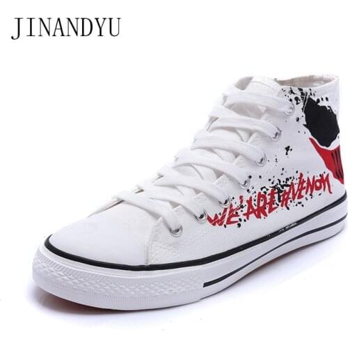 High Top Sneakers Canvas Shoes Men Black White Sport Shoes Zapatillas Sneakers Men Casual Shoes Fashion Comfy Mens Trainers