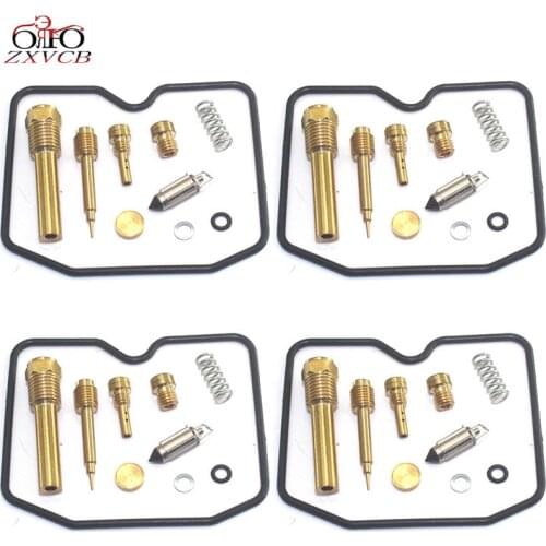 4set for Zephyr 750 ZR750C 1991-1996 ZR750 ZR 750 C Motorcycle carburetor repair kit needle valve