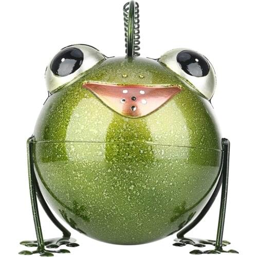 Metal Frog Watering Can Decorative Watering Pot Kettle Pot for Plant Flower