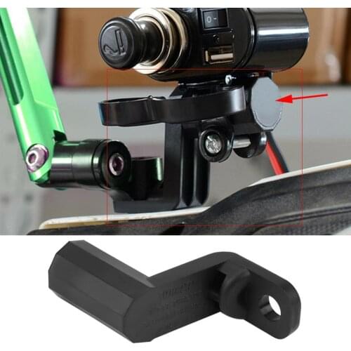 New Motorcycle Multi-functional Rearview Mirror Mount Extension Holder Bracket for Cell Phone GPS