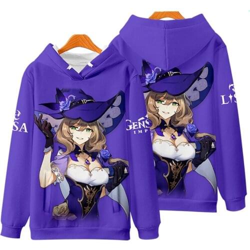 Kpop Clothing Game Genshin Impact 3D Hoodies Sweatshirts Boy/girl Genshin Impact Sportswear Interesting Cartoon Hoo Kids Clothes