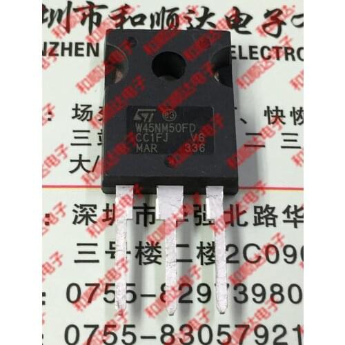 Original New 3pcs/ STW45NM50FD W45NM50FD TO-247 500V45A TO247