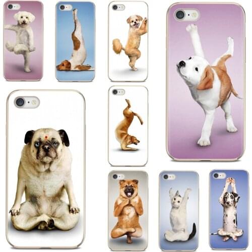For Samsung Galaxy Note 3 4 5 8 9 S3 S4 S5 Mini S6 S7 Edge S8 S9 S10 Plus Silicone Case Housing Yoga Cats dogs