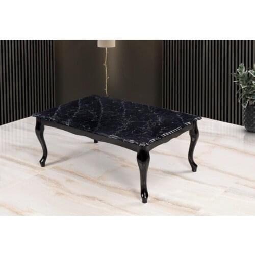 Modern Marble Pattern Black Lükens Medium Coffee table coffe table