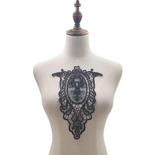 Water-soluble Lace Embroidery Mesh Bottom Polyester Organza Corsage Collar Flower Back Leader Flower Accessories