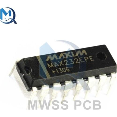 10PCS MAX232CPE MAX232C DIP16 DIP MAX232 RS-232 Drivers Receivers 16PIN Original Integrated Circuits
