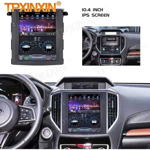 128G Carplay Android 9.0 Tesla Screen Radio Receiver For Subaru Forester XV 2018 2019 2020 2021 CAR GPS Navi Video IPS Head Unit