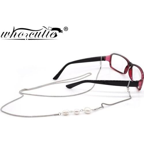 2021 Pearl Silver Chain Eyewear Gold Women Lanyard Strap Eye Glasses Accessories Ladies Sunglasses Chains Only Chain No Glasses