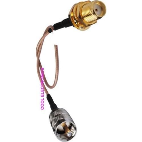 33ft 10m RG316 PL259 UHF Plug Male to RP SMA Male SMA Female Connector adapter pigtail cable RG316