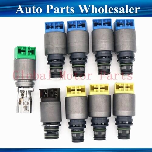 9PCS Original Remanufactured Transmission Solenoids Kit 8HP50 8HP70