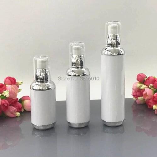 30ml 50ml 80ml Acrylic Pump Lotion Bottle With clear Cap ,Press Pump Pottle Cosmetic Packaging container F963