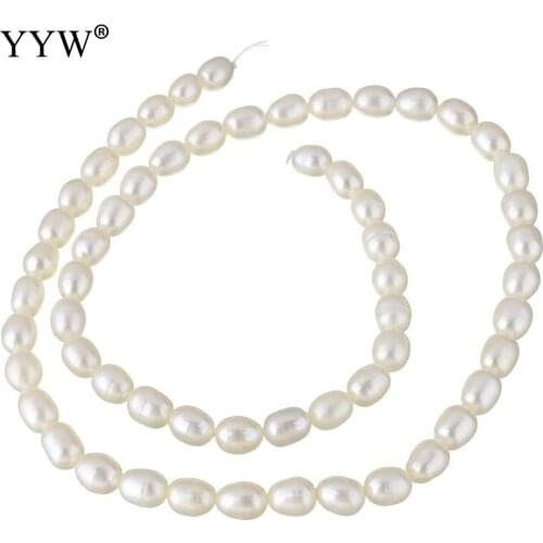 Cultured Freshwater Pearl Beads Natural White 5-6mm Sold Per Approx 15 Inch Strand Jewellery Accessories