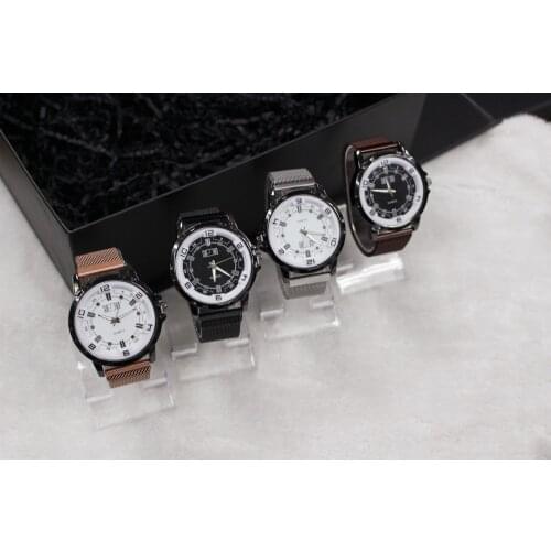 Mens Minimalist Watches Ultra Thin Mesh Belt Watch Luxury Mens Watch Business Quartz Wristwatch Tag whatches Mesh bel Mesh belt