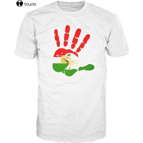 Kurdistan Flag Palm National Kurdish Sports Fan World T-Shirt Tee Shirt