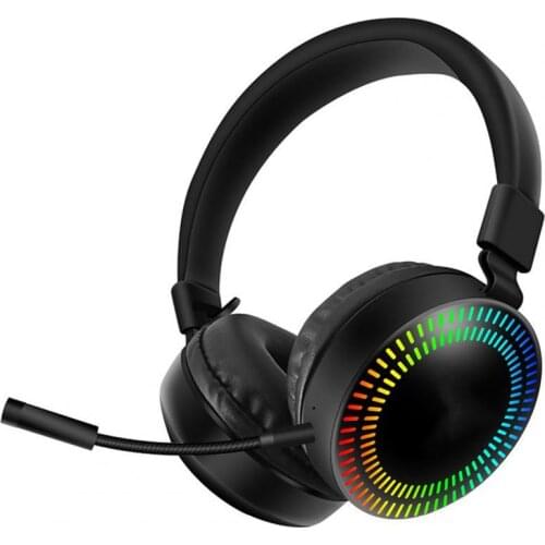 GM-019 Luminous RGB Light 3.5mm Wired Noise Reduction Gaming Headphone with Mic