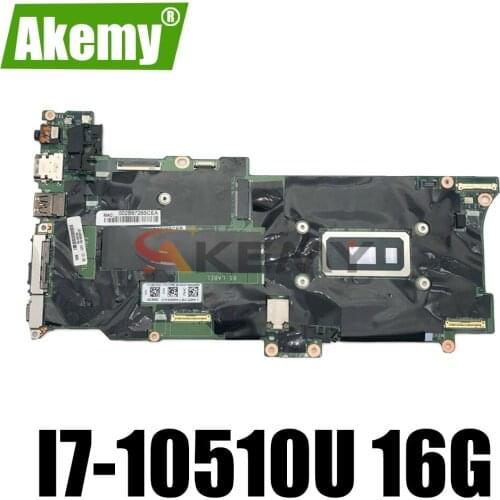 GX490 NM-C661 For Lenovo X1C X1 Carbon 8th Gen X1 Yoga 5th Gen laptop motherboard With CPU I7-10510U RAM 16G FRU 5B20Z25550