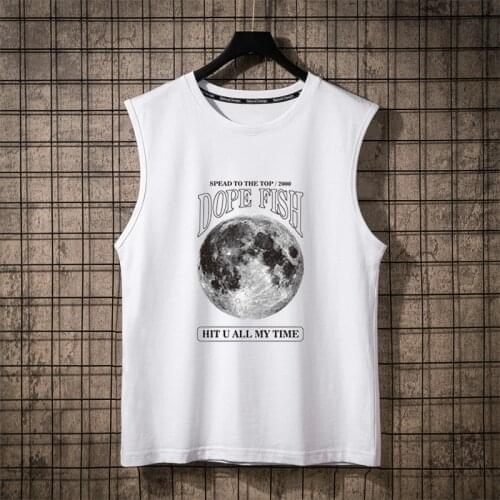 Summer Cotton men Tank Tops Hooded Black White Singlets Sleeveless fitness men vest Bodybuilding Casual