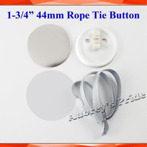 1-3/4" 44mm 100 Sets Rope Tie Badge Button Supply Materials for NEW Professional Badge Button Maker