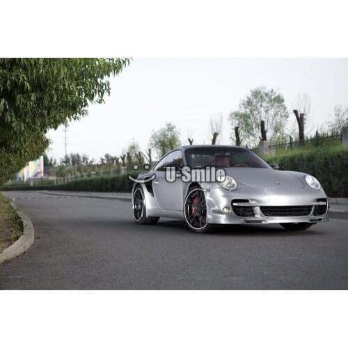 Premium Matte Chrome Silver Brushed Aluminum Vinyl Wrap Decal Bubble Free For Car Wrapping