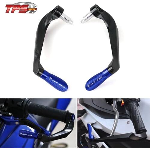 For YAMAHA MT09 FZ09 Motorcycle Handlebar Grips Guard Brake Clutch Levers Guard Protector 2014 2015 2016 2017 2018 2019 Motor