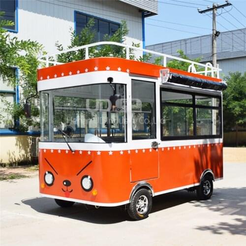 New Design Colorful Cheap Crepe Pizza Trailer Mobile Food Car