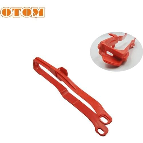 OTOM Motocross Chain Slider-03 Flat Fork Glue Red Plastic Rear Swingarm Guard Protector For CRF250R 14-18 450R 13-18 Motorcycle