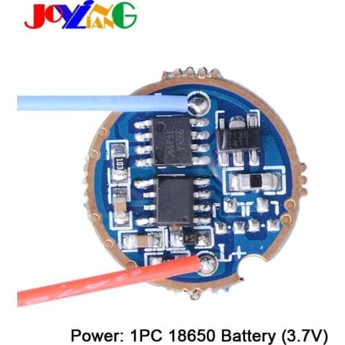 JYL3903 2.5A Constant Current Driver Board 7135/ 7136 QX7136 for T6/U2/L2 LED Flashlight Drive Plate 22MM Diameter