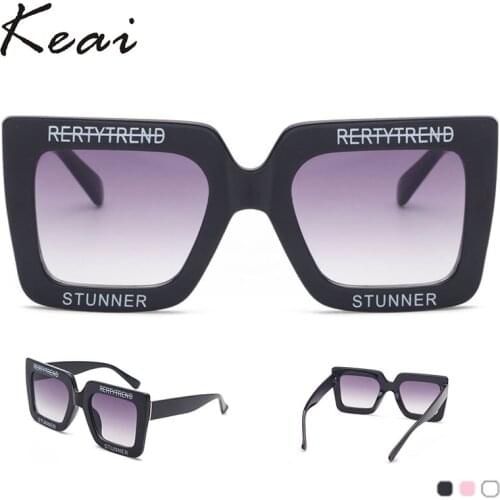 Retro Oversized Square Sunglasses For Women Brand Designers Women Sun Glasses UV400 Man Luxury Female Sunglass Mirror Oculos