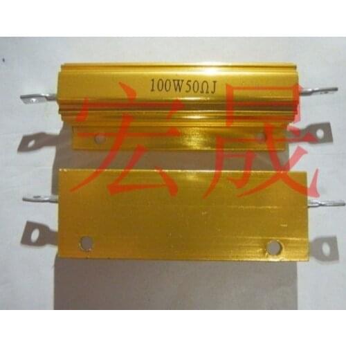 RX24-100W 1K 1R 2R 6R 8R 10R 4R 30R 100R 100Watt Power Metal Shell Wirewound Resistor 100W Automobile LEDlamp resistors 10R 100W