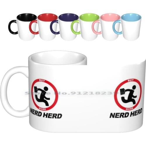 Nerd Herd-Chuck Ceramic Mugs Coffee Cups Milk Tea Mug Chuck Chuck Nbc Chuck Bartowski Tv Show Comedy Levi Chuck Bartowski Nerd